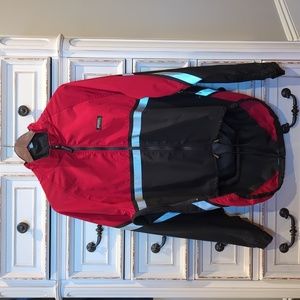 Running Room Running Jacket, Red and Black, Small